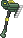 Visual empunhado de Machado Npc