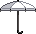 Ícone de inventário de Parasol Branco