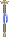 Visual empunhado de Crossguard Azul PLS T2