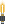 Visual empunhado de Sabre de luz laranja Windu T6