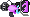 Visual empunhado de Grim Blaster Carregado