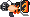 Visual empunhado de Grim Blaster Ardente