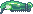 Visual empunhado de Lançador de Slime