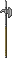 Visual empunhado de Halberd do Soldado
