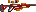 Ícone de inventário de Rifle de Precisão Nerf Vermelho
