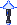 Visual empunhado de Picareta de Energia (azul)