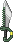 Visual empunhado de Espada Longa Comum