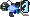 Visual empunhado de Grim Blaster Congelado