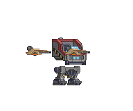 Braço de Mecha Linerifle em um mecha completo