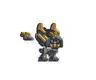 Corpo de Mech Anubis em um mecha completo