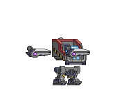 Braço de Mech Canhão de Plasma em um mecha completo
