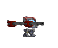 Canhão Rotativo SG em um mecha completo