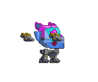 Corpo de Mech Juroniano em um mecha completo