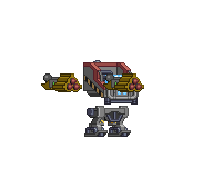 Braço de Mecha de Míssil Guiado em um mecha completo