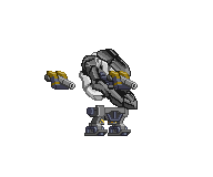 Corpo de Mech Camuflado em um mecha completo