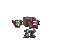 Braço de Mecha Gauss em um mecha completo