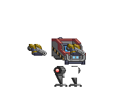 Pernas de Mecha Titã em um mecha completo
