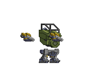 Corpo de Mecha U.S.C.M. em um mecha completo
