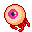 Ícone de Olho Magenta