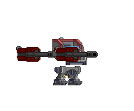Canhão de Artilharia SG em um mecha completo