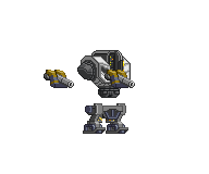 Corpo de Mecha Bruto II em um mecha completo