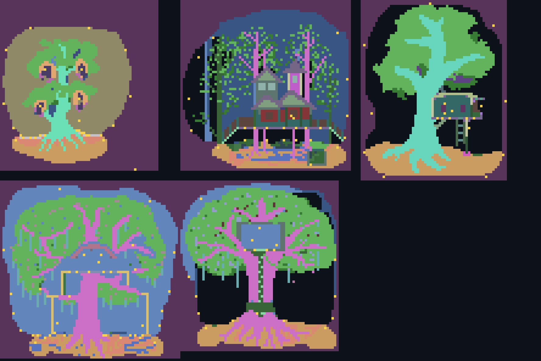 Mapa de treehouses