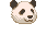 Cabeça de Panda vestido (male)