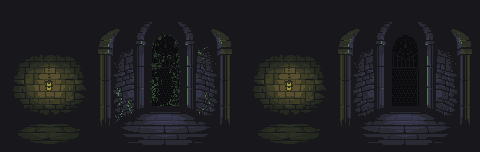 Visual de Cavernas em Ruínas
