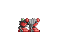 Animação isolada de Pernas de Mecha Hermes