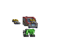 Pernas de Mecha Funil em um mecha completo