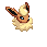 136 Flareon (Cabeça) vestido (male)