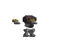 Protótipo de Corpo de Mecha Emissário em um mecha completo