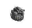 Animação isolada de Corpo de Mech XM9 Tremor