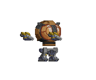 Corpo de Mech Esfinge Âmbar em um mecha completo