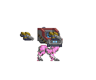 Pernas MEKA em um mecha completo