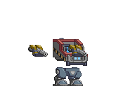 Pernas de Mecha Elegantes em um mecha completo