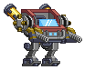 Braço de Canhão Flak II em um mecha completo