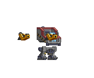 Braço de Mecha Wobbleshot em um mecha completo