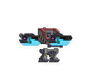 Blaster de Densinium em um mecha completo