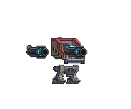 Braço de Lançador de Serra em um mecha completo
