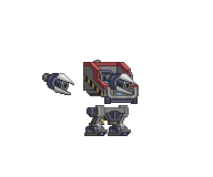 Braço de Mecha com Broca Laser-2 em um mecha completo