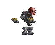 XS R-03c Pirata Rho Mecha em um mecha completo