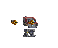 Braço de Mecha de Enxame de Drones em um mecha completo