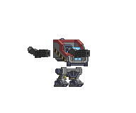 Braço de Repetidor a Laser Trinkiano em um mecha completo