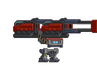 Canhão Aniquilador em um mecha completo