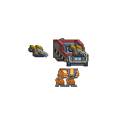 Pernas de Mecha Sigma XS em um mecha completo