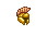 Capacete de Tungstênio-Dourado vestido (male)