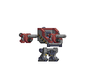 Canhão Triturador em um mecha completo