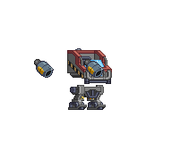 Braço de Mecha de Canhão em um mecha completo