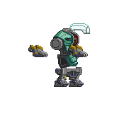 Corpo Mecha XS R-03 Rho em um mecha completo
